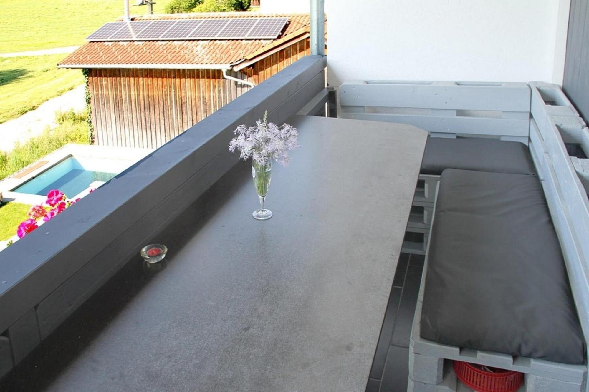 Ferienwohnung Nr 2, neben Bauernhof, Roßhaupten, Allgäu Exterior foto